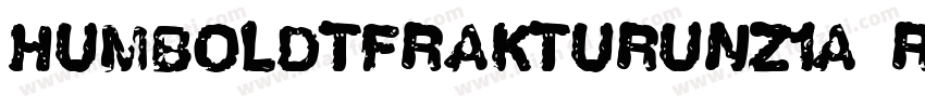 HumboldtFrakturUNZ1A Regular字体转换